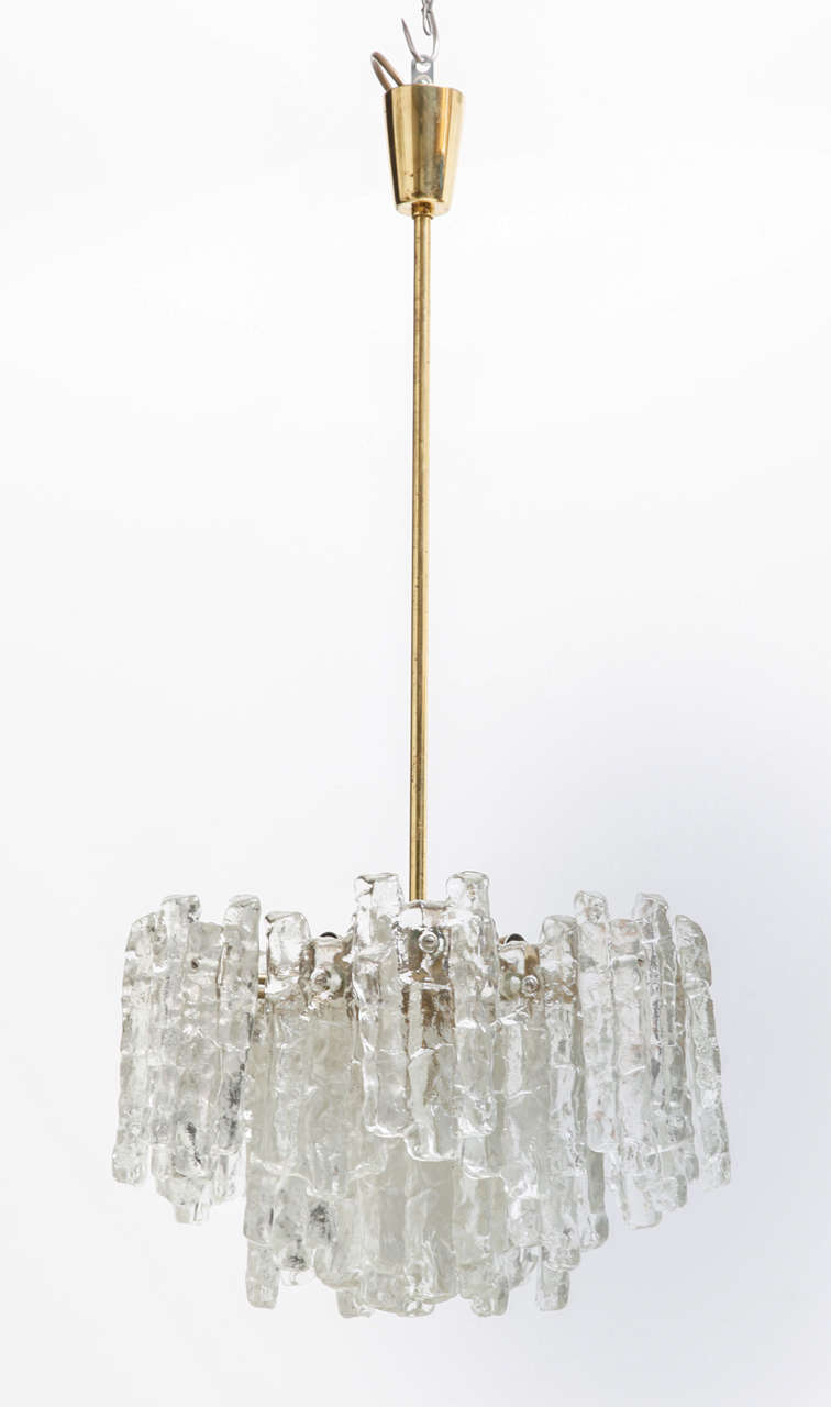 Kalmar Ice Cube Glass Chandelier