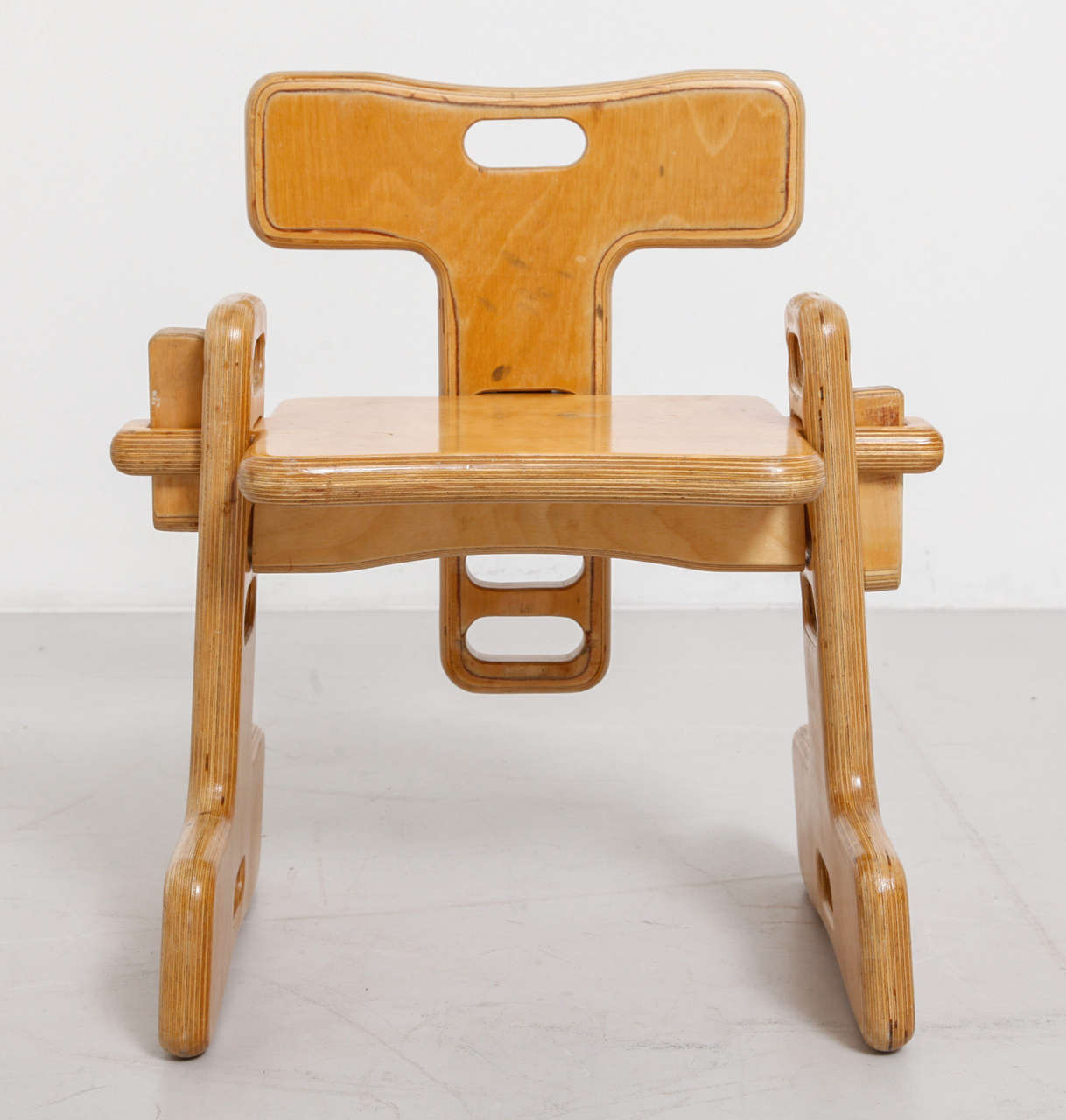 Late 20th Century Child's Writing Desk and Chair Designed by Luigi Colani