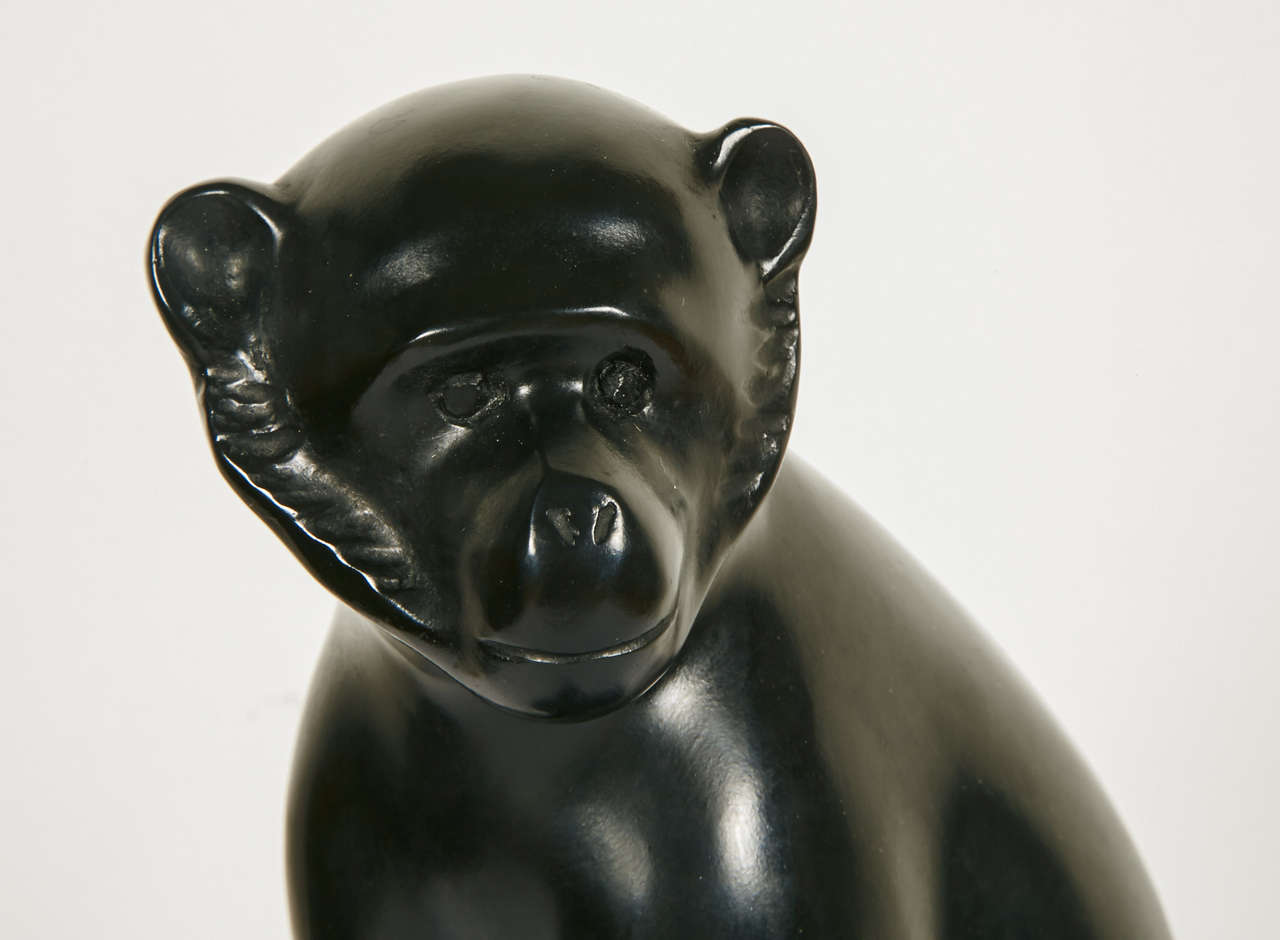 monkey sculptures