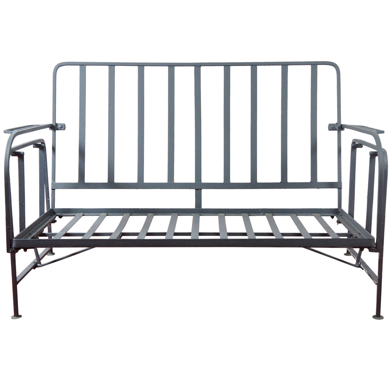 Outdoor or Porch Metal Glider