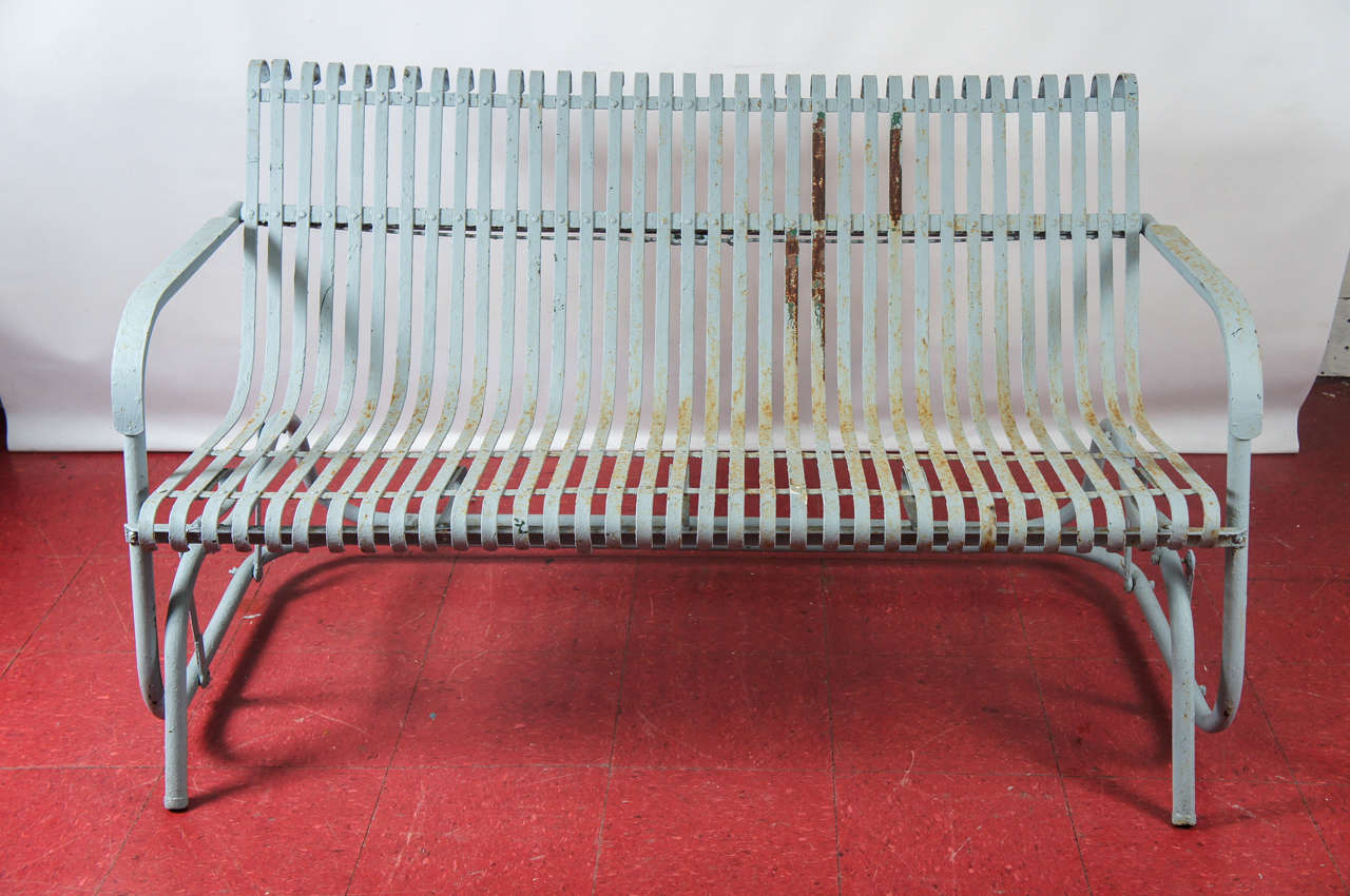 OldFashioned Metal Glider at 1stDibs vintage metal glider, how old