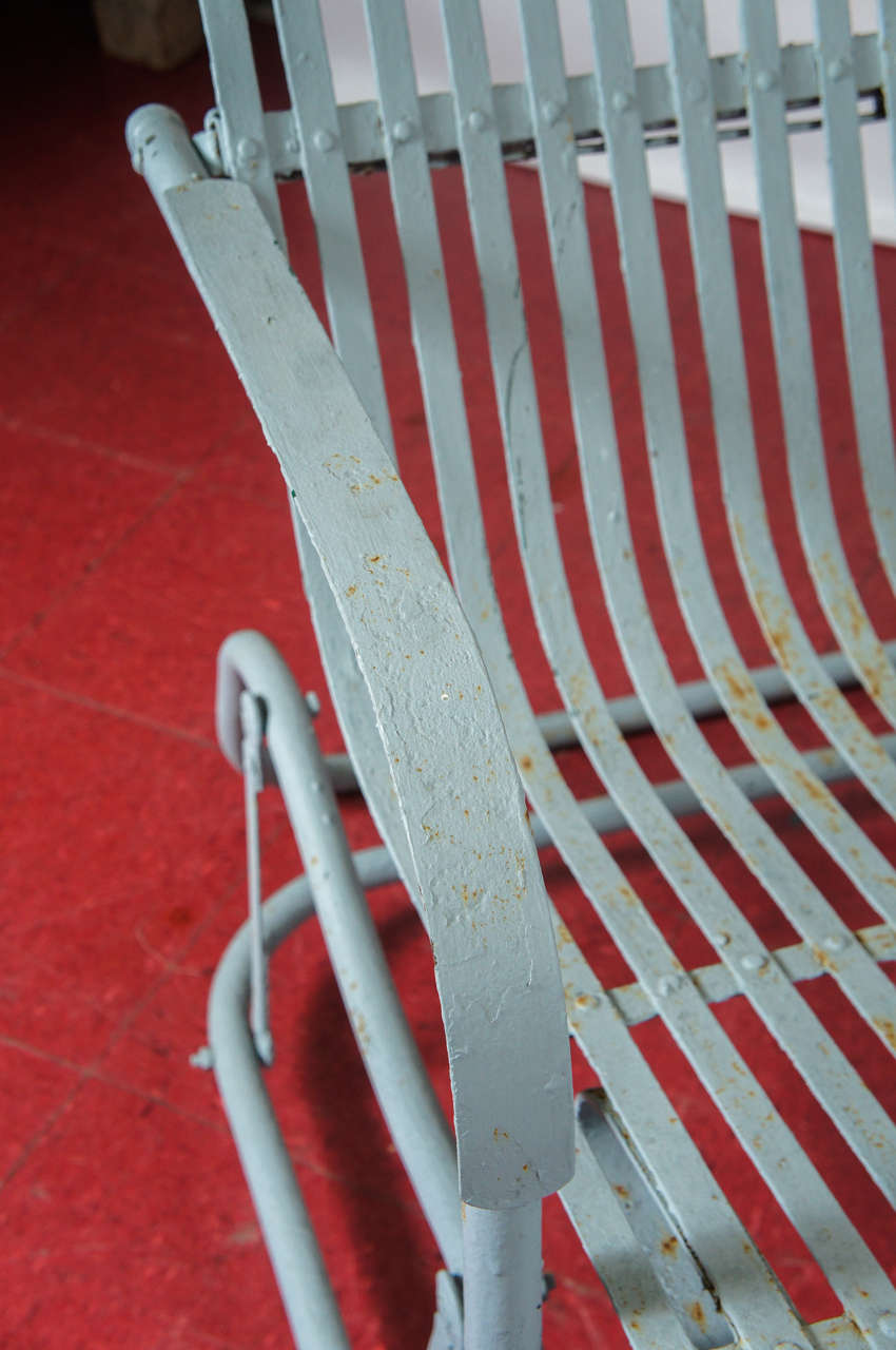 OldFashioned Metal Glider at 1stDibs vintage metal glider, how old