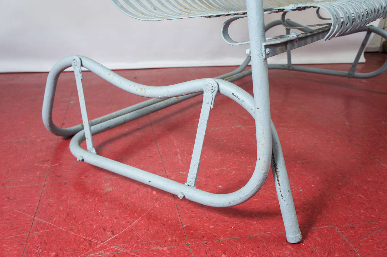 OldFashioned Metal Glider at 1stDibs vintage metal glider, how old