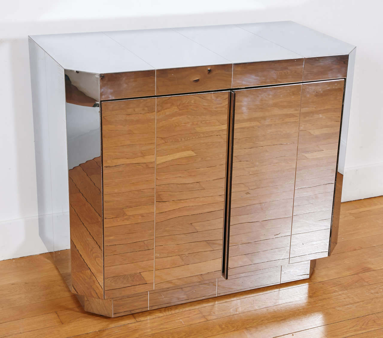 Late 20th Century Cityscape Cabinet, 1970’s, By Paul Evans (usa, 1931-1987 For Sale