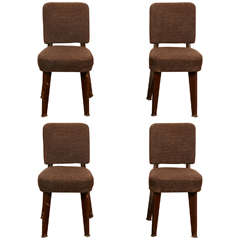 Twelve Lacquered Metal Paquebot Chairs by Maison Dominique, 1960 6