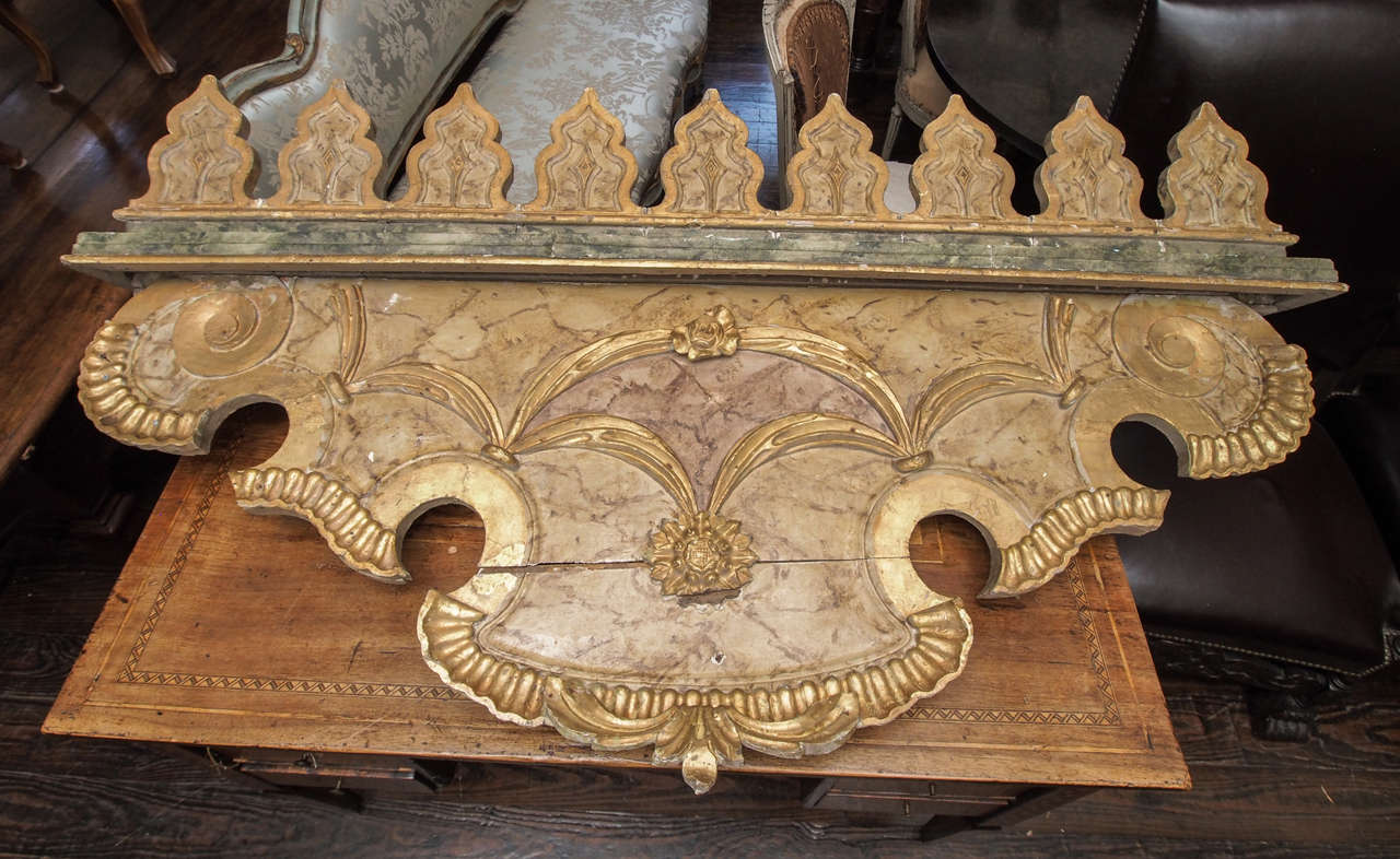 Venetian Gilded and Painted Fragments