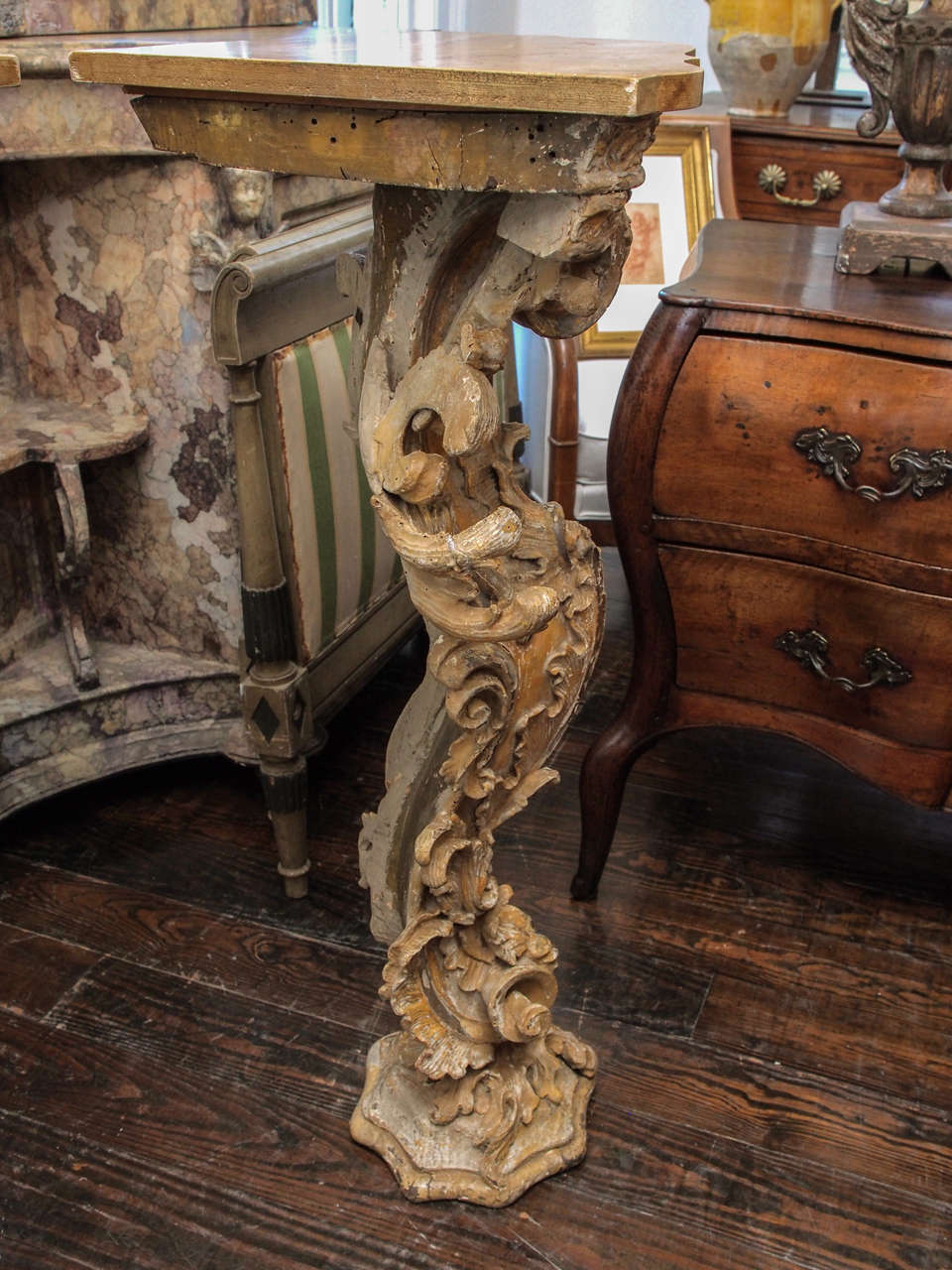 Exceptional Pair of Italian 19th Century Consoles For Sale at 1stDibs
