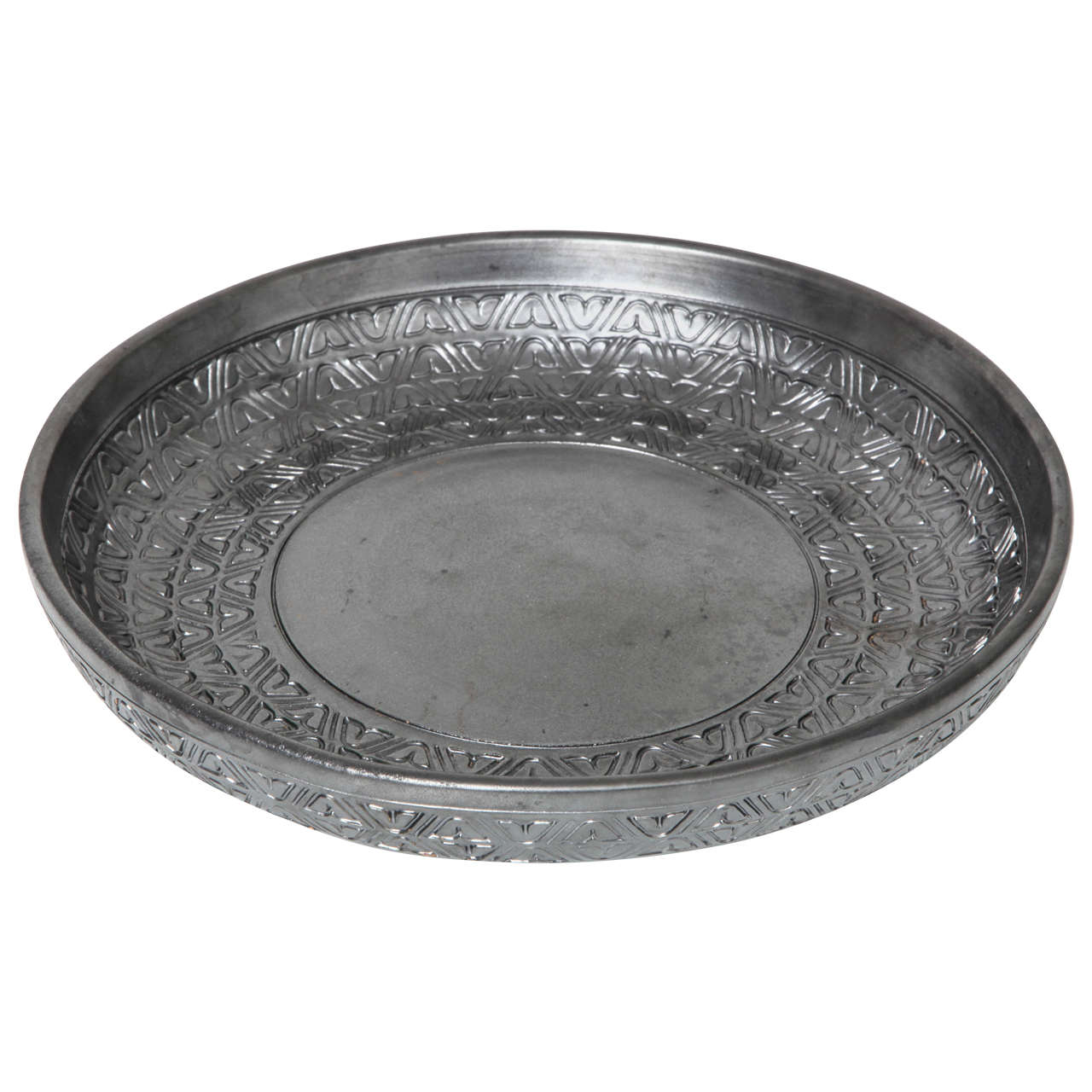 Platinum Bitossi Bowl  For Sale