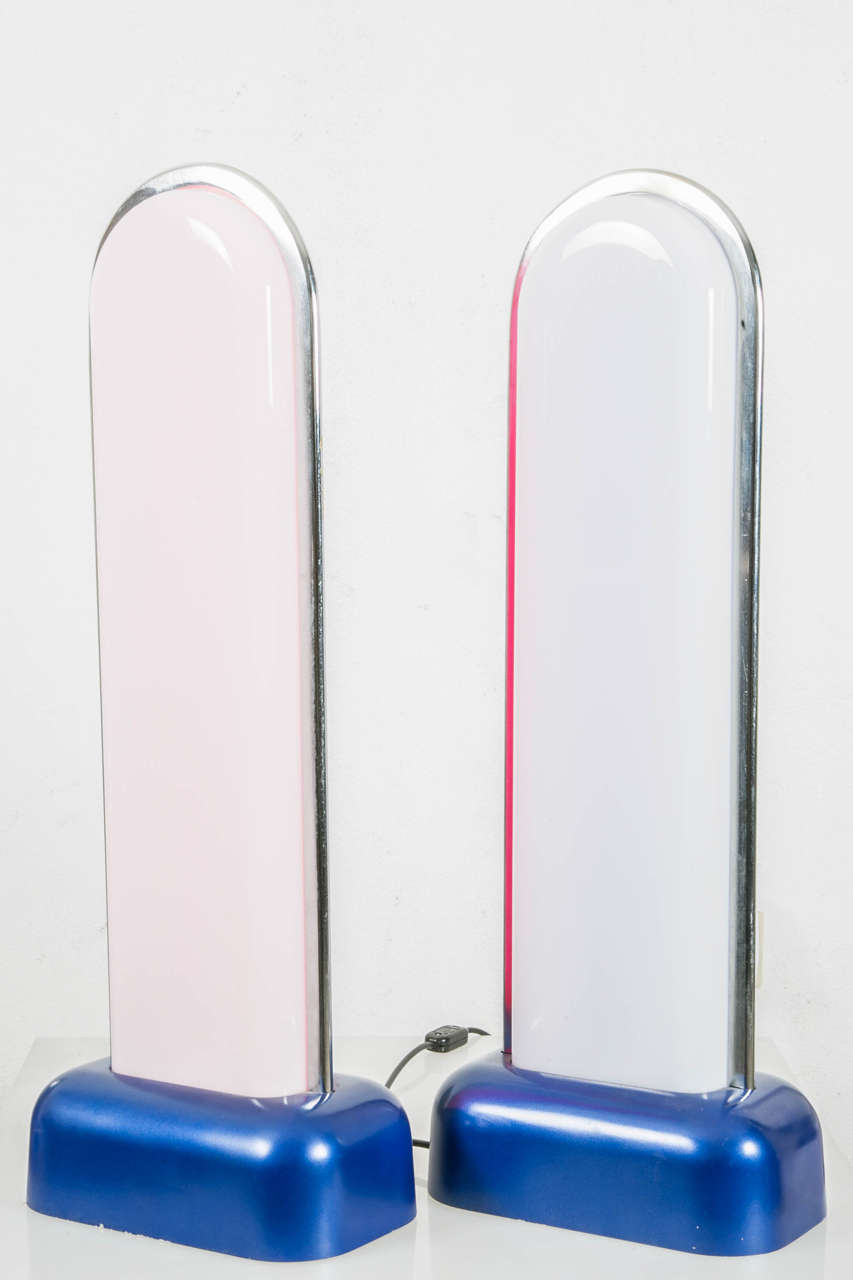 Mid-20th Century Pair of Ettore Sottsass Asteroide Lights, circa 1968