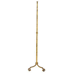 1940s Gilt Wrought Iron Floor Lamp by House Ramsay