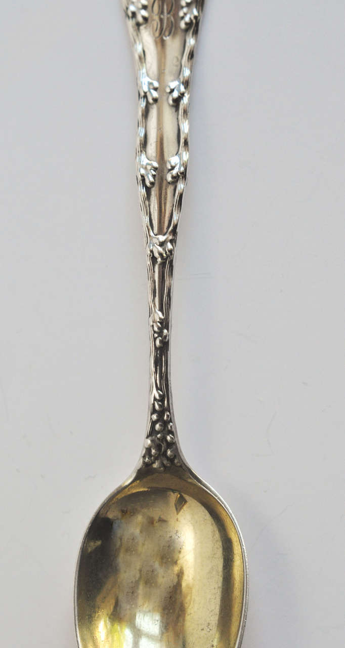 Tiffany & Co. Gilt Sterling Demitasse Spoons 1
