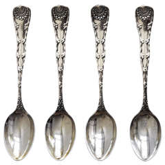 Tiffany & Co. Gilt Sterling Demitasse Spoons