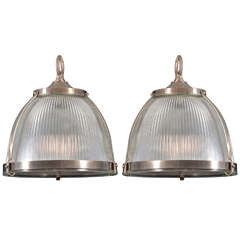1930s Holophane Fixtures with Diffusers, One Available