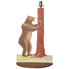 Fabulous American Hand Painted Lamp