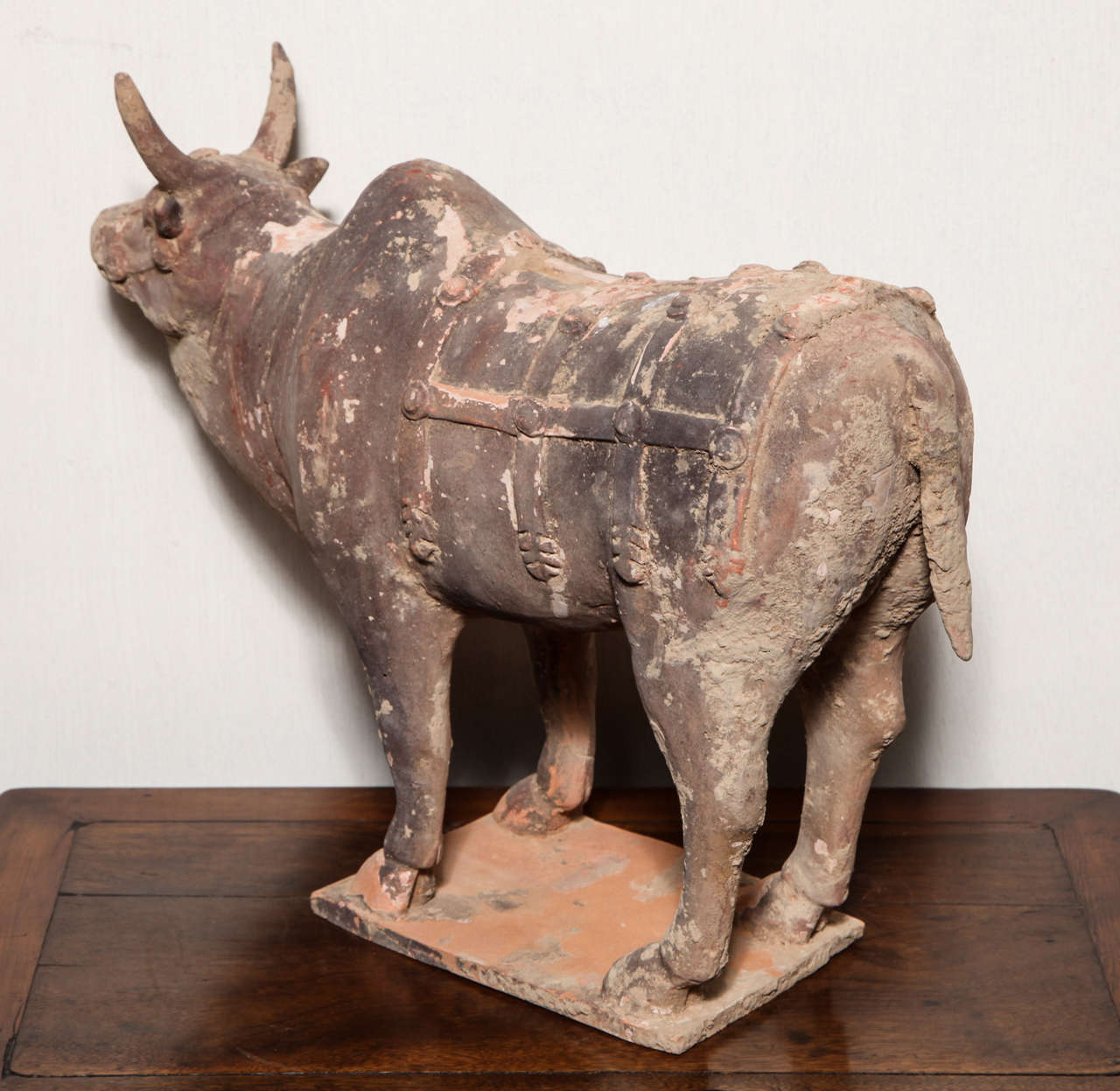 18th Century and Earlier Tang Dynasty Painted Terracotta Animal Figure from China, circa 618-907 A.D