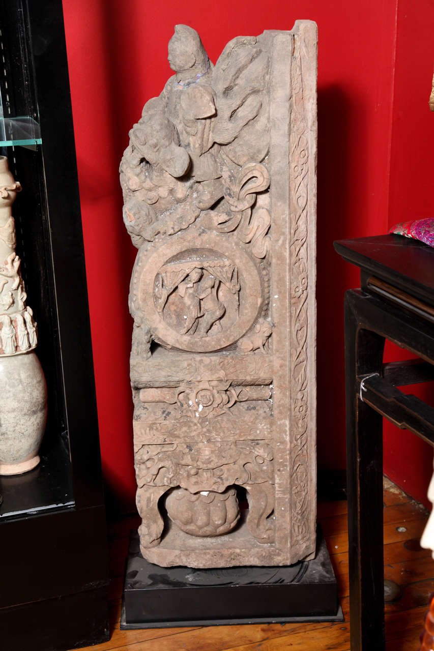 Ming Dynasty Antique Stone Architectural Carvings from a Chinese Temple 1