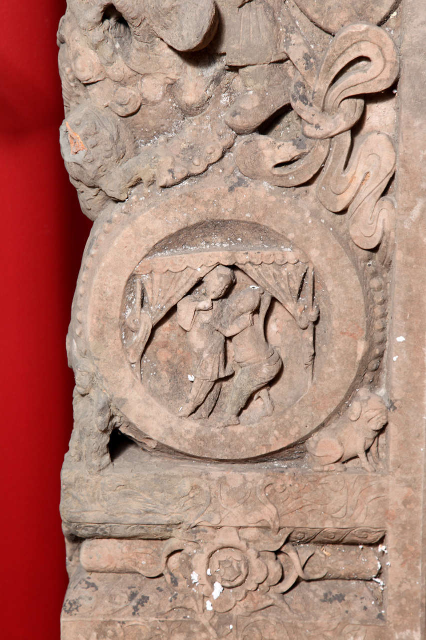 Ming Dynasty Antique Stone Architectural Carvings from a Chinese Temple 3