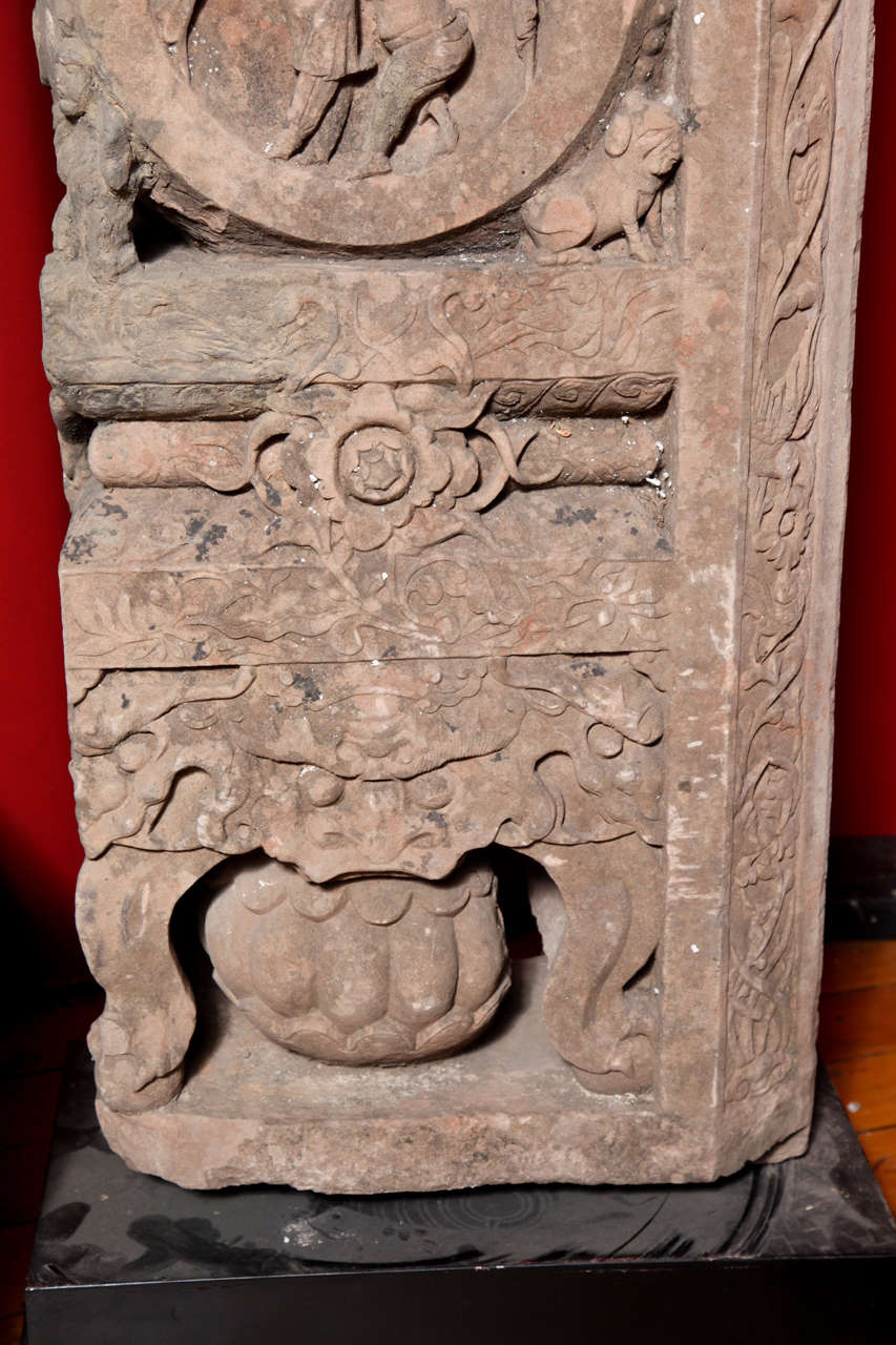 Ming Dynasty Antique Stone Architectural Carvings from a Chinese Temple 4