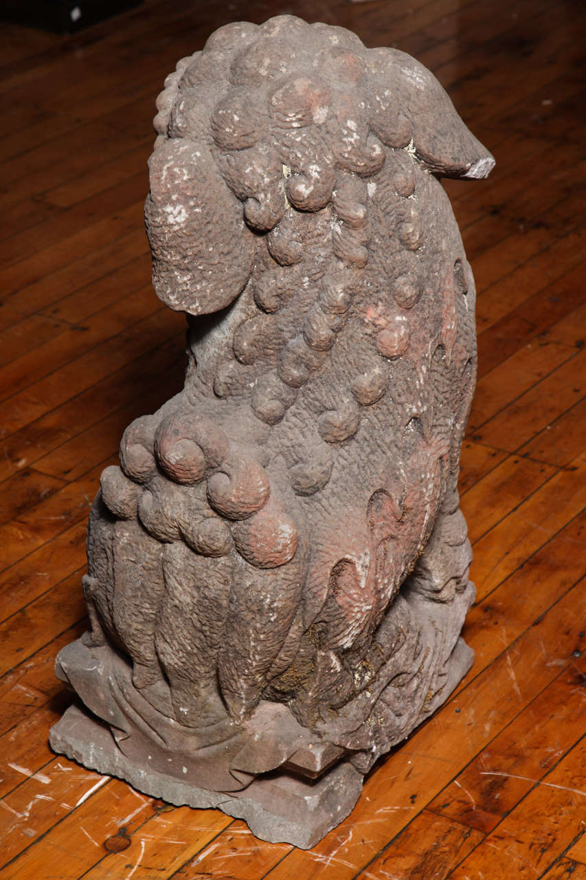 Late Ming Dynasty Antique Stone Lions from China, circa 16th-17th Century 2