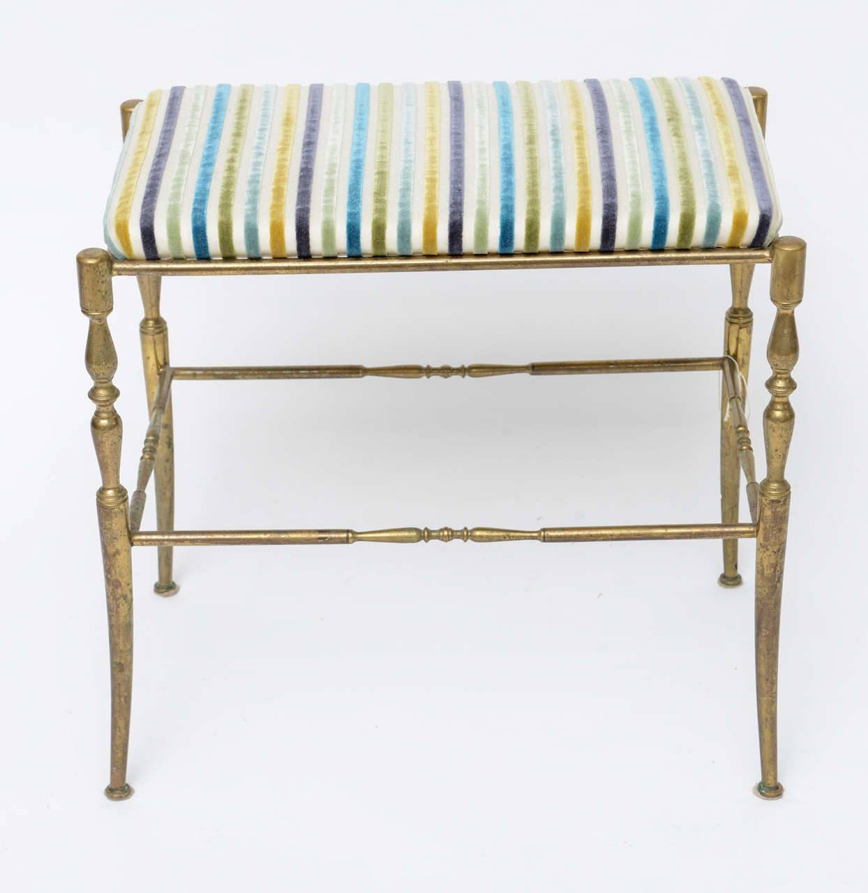 Solid Brass Bench in the Chiavari Style