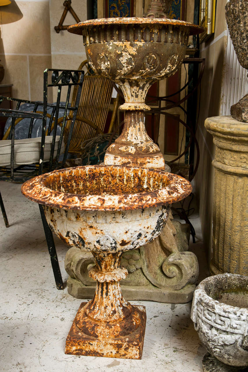Pair of 19th Century Urns For Sale 6