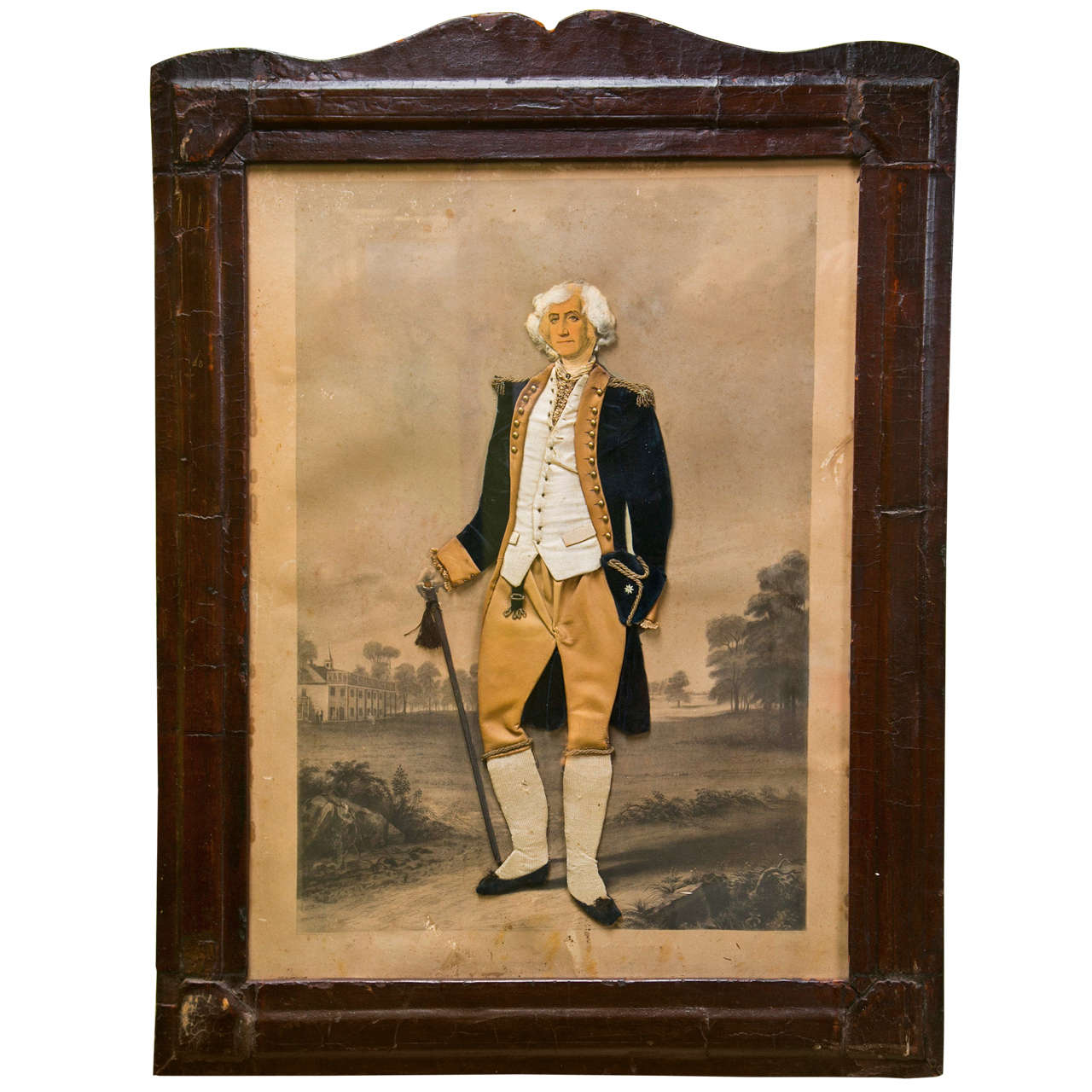 Rare Collage of George Washington