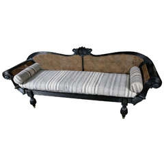 Antique Celyon / Dutch Ebony Day Bed