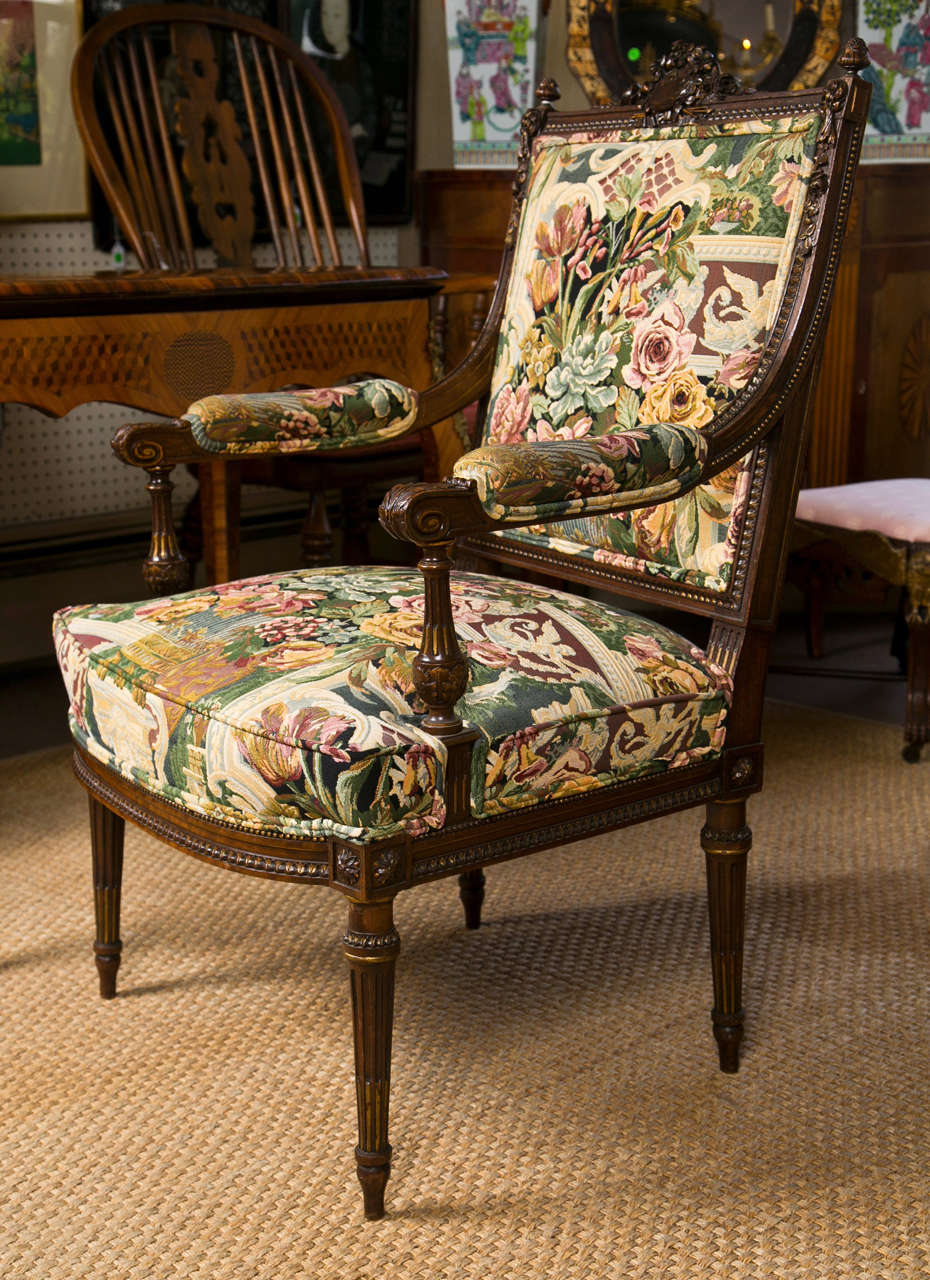 Set of 8 Louis XVI Style Dining Chairs For Sale at 1stDibs