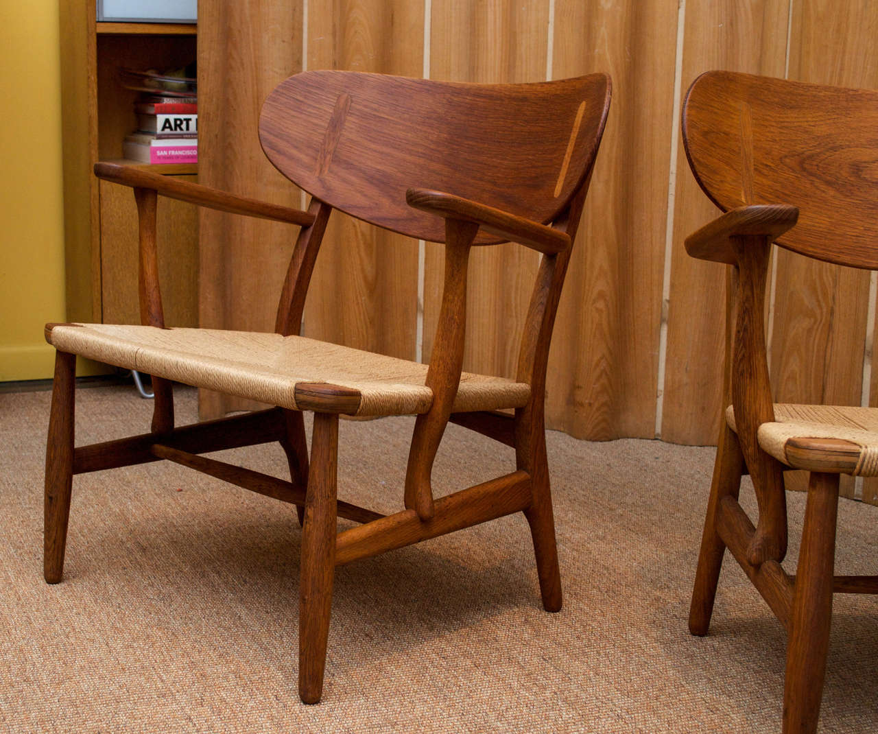 Danish Hans Wegner Shell Back Chairs