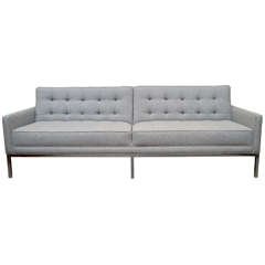 Mid-Century Modern Steel Case Sofa