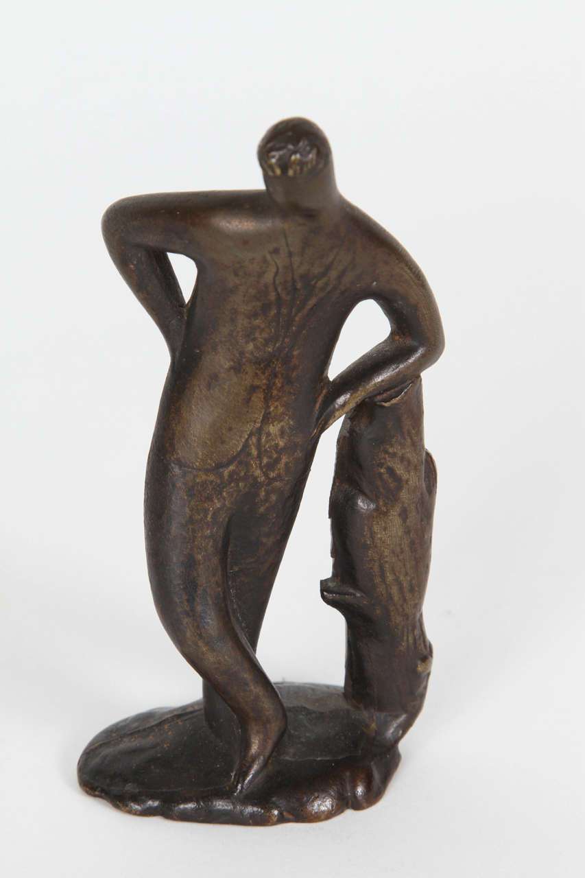 Very Rare Bronze Figure by Carl Auböck
