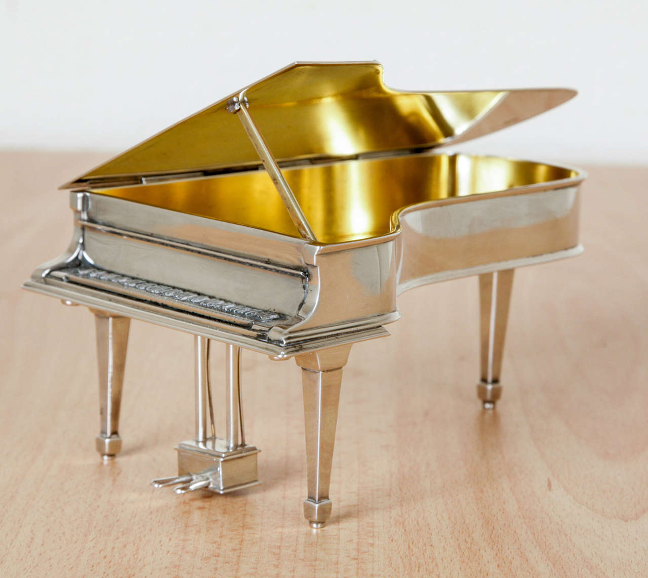 20th Century Theo Fennell Silver Piano