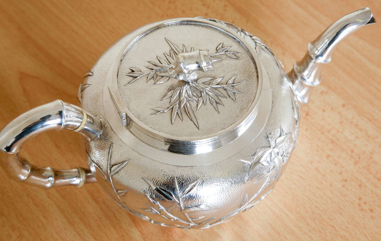 Chinese Silver Tea and Coffee Service For Sale 1