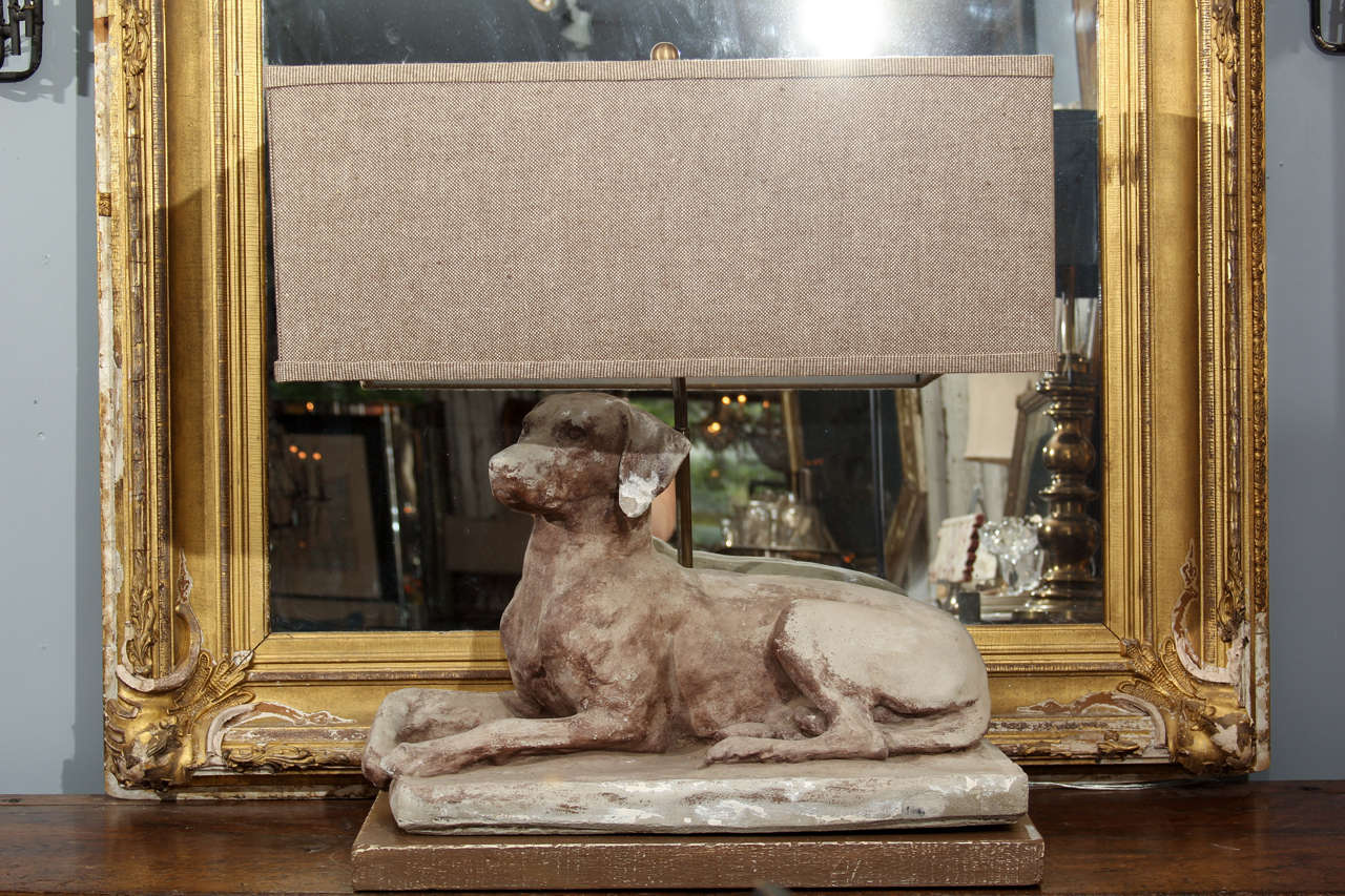 Large Scale Dog Lamp