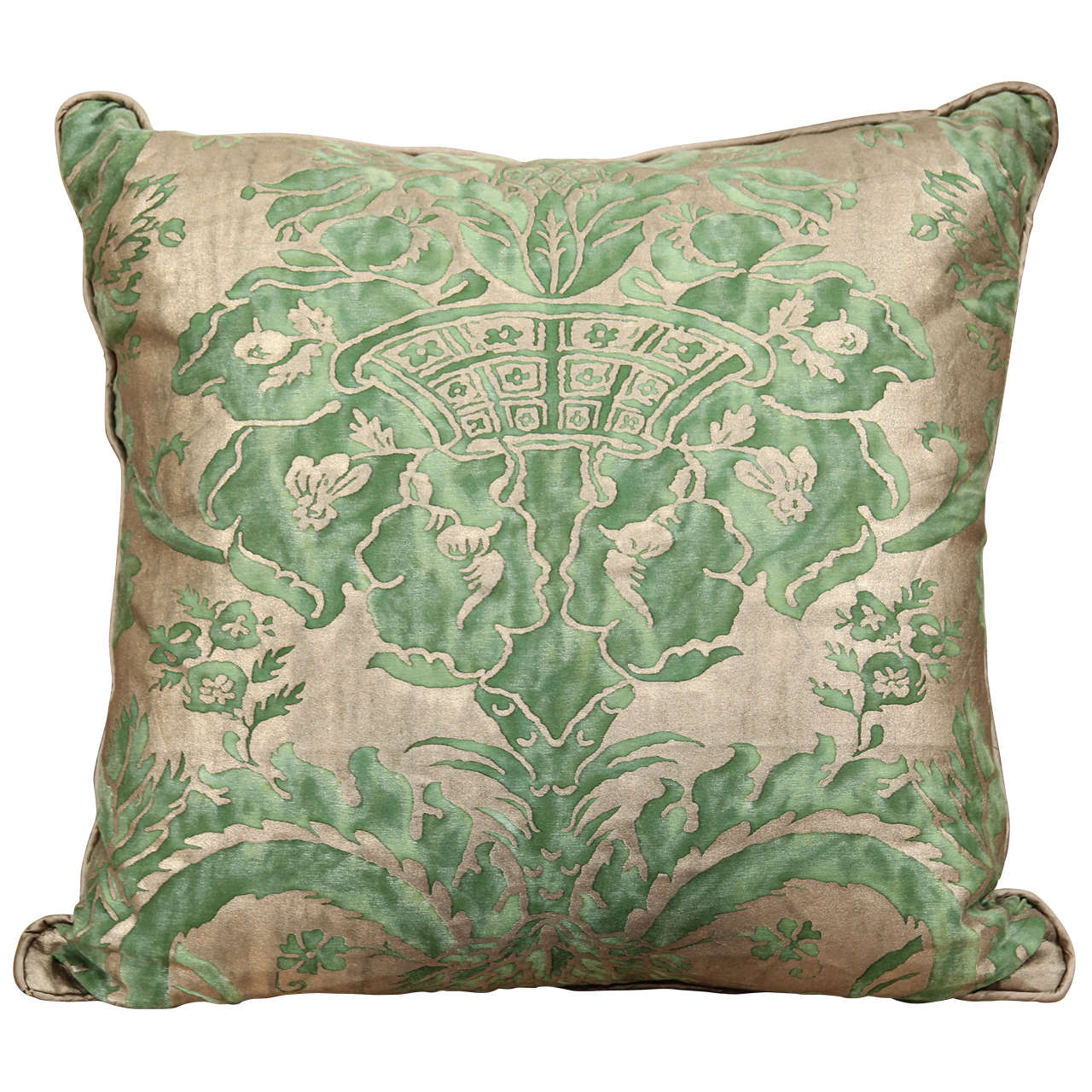 Green Fortuny Pillows