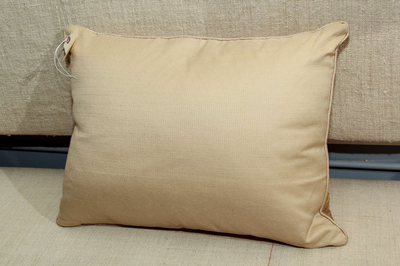 Mid-20th Century Yellow Fortuny Pillows