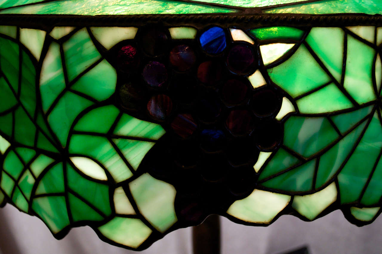 leaded glass lamps