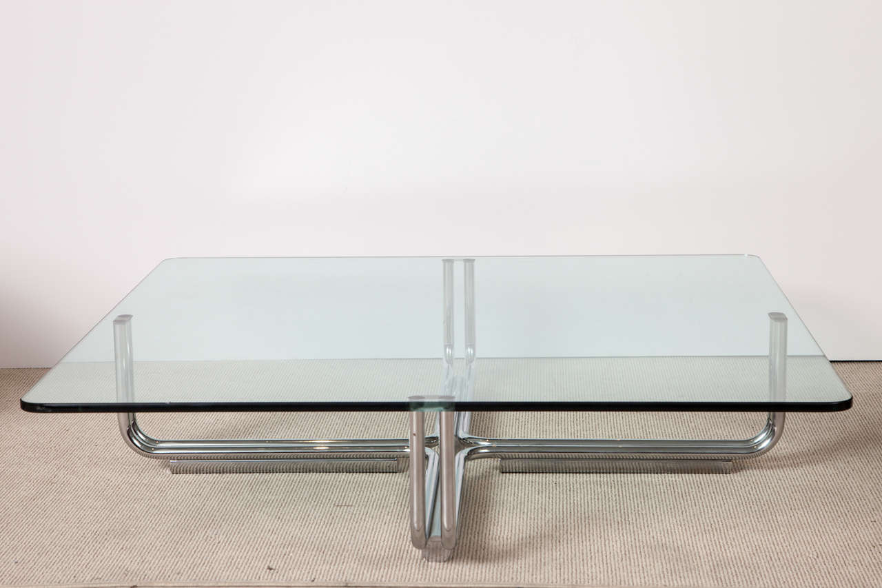 Italian Oversized Coffee Table mod. 784 by Gianfranco Frattini for Cassina