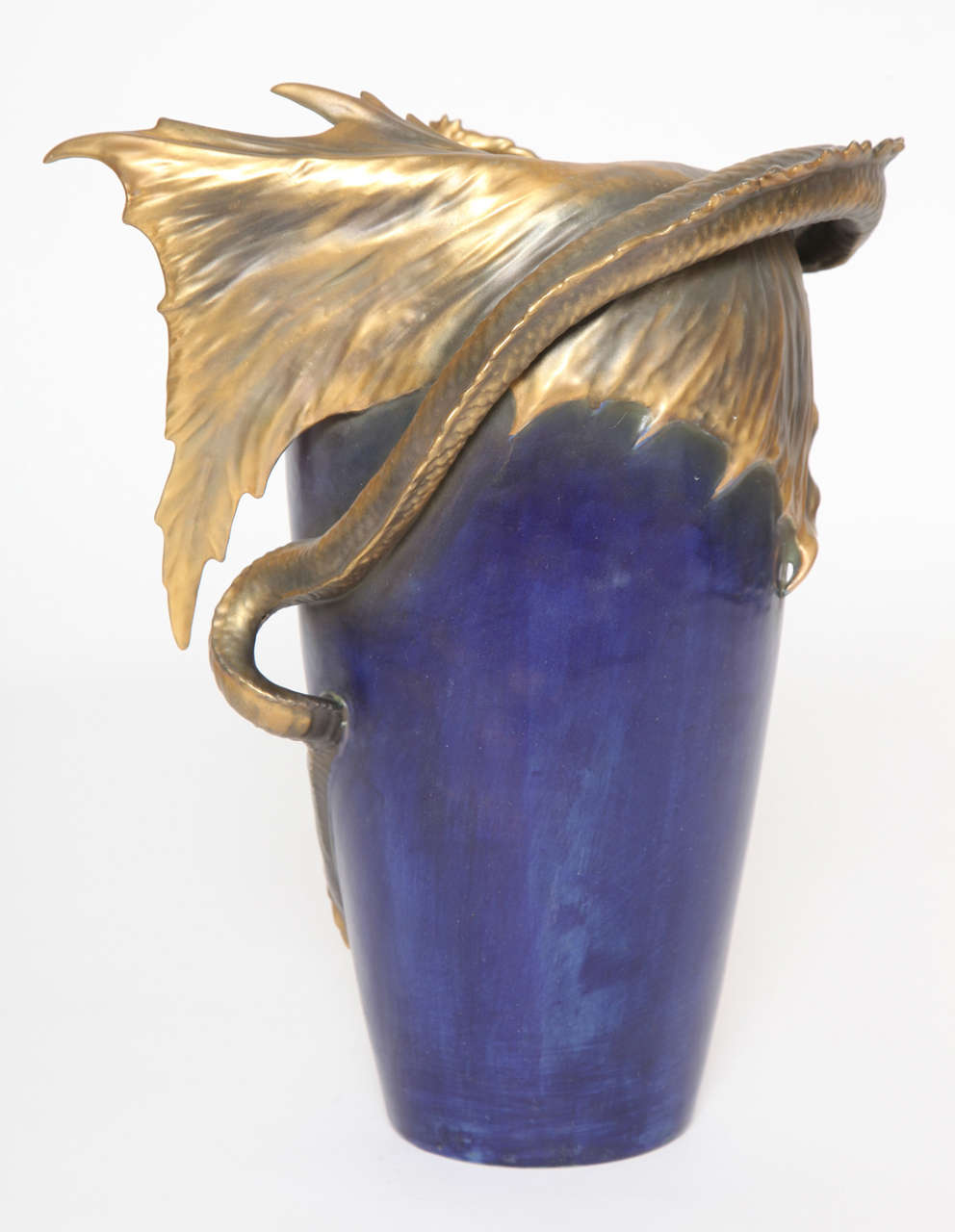 Art Nouveau Amphora Dragon Vase, 1900, Austria For Sale