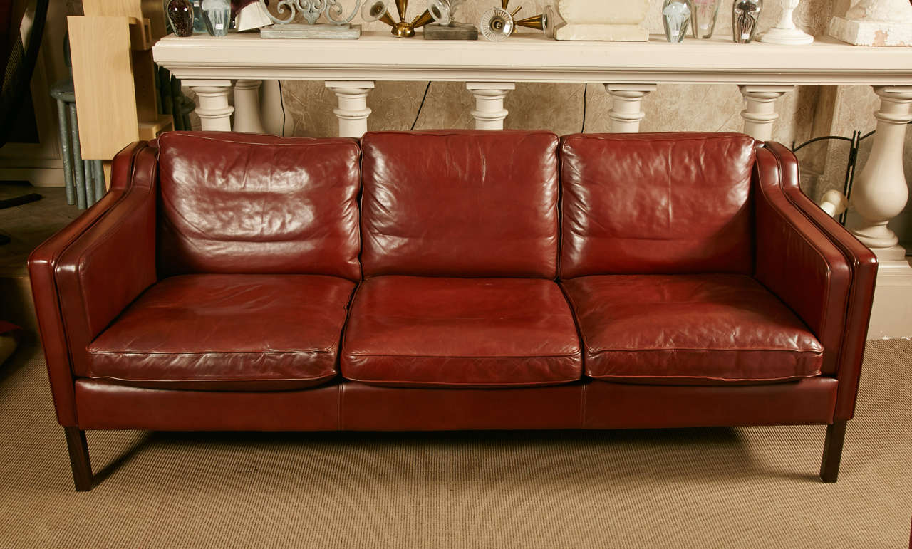 1960's Danish sofa designed by Borge Morgensen. Stouby Edition.
