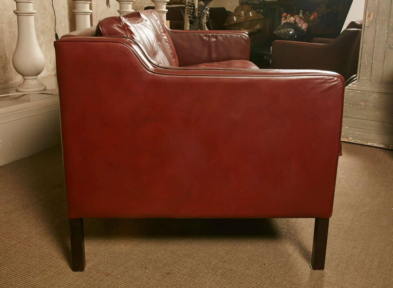 1960's Danish Sofa Designed by Borge Mogensen Stouby Edition 1