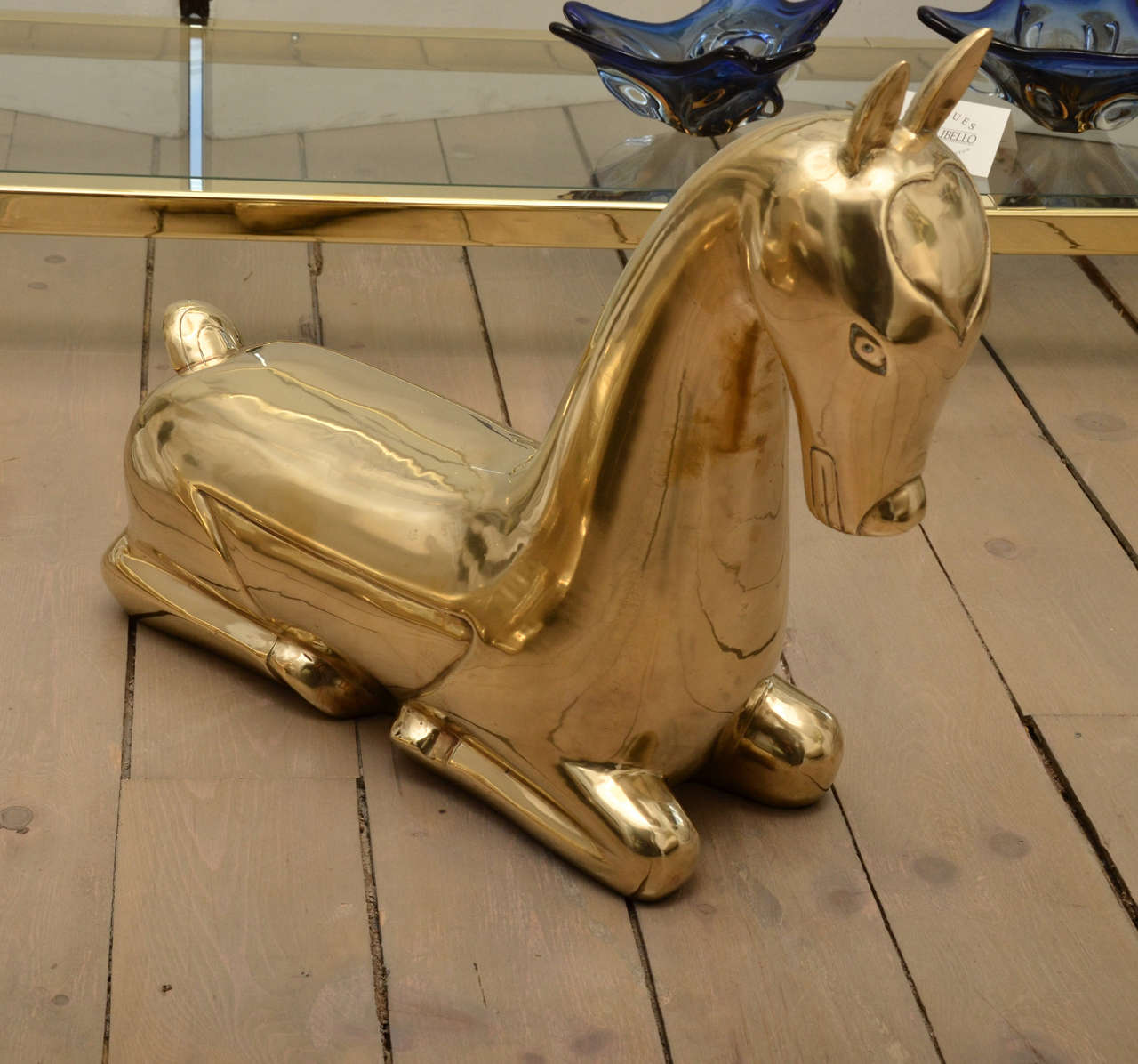 brass horses