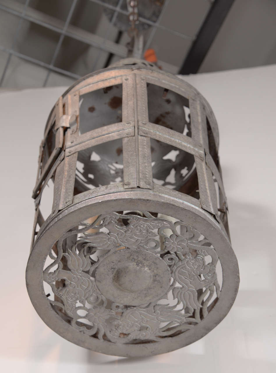 19th Century Metal Lantern 4