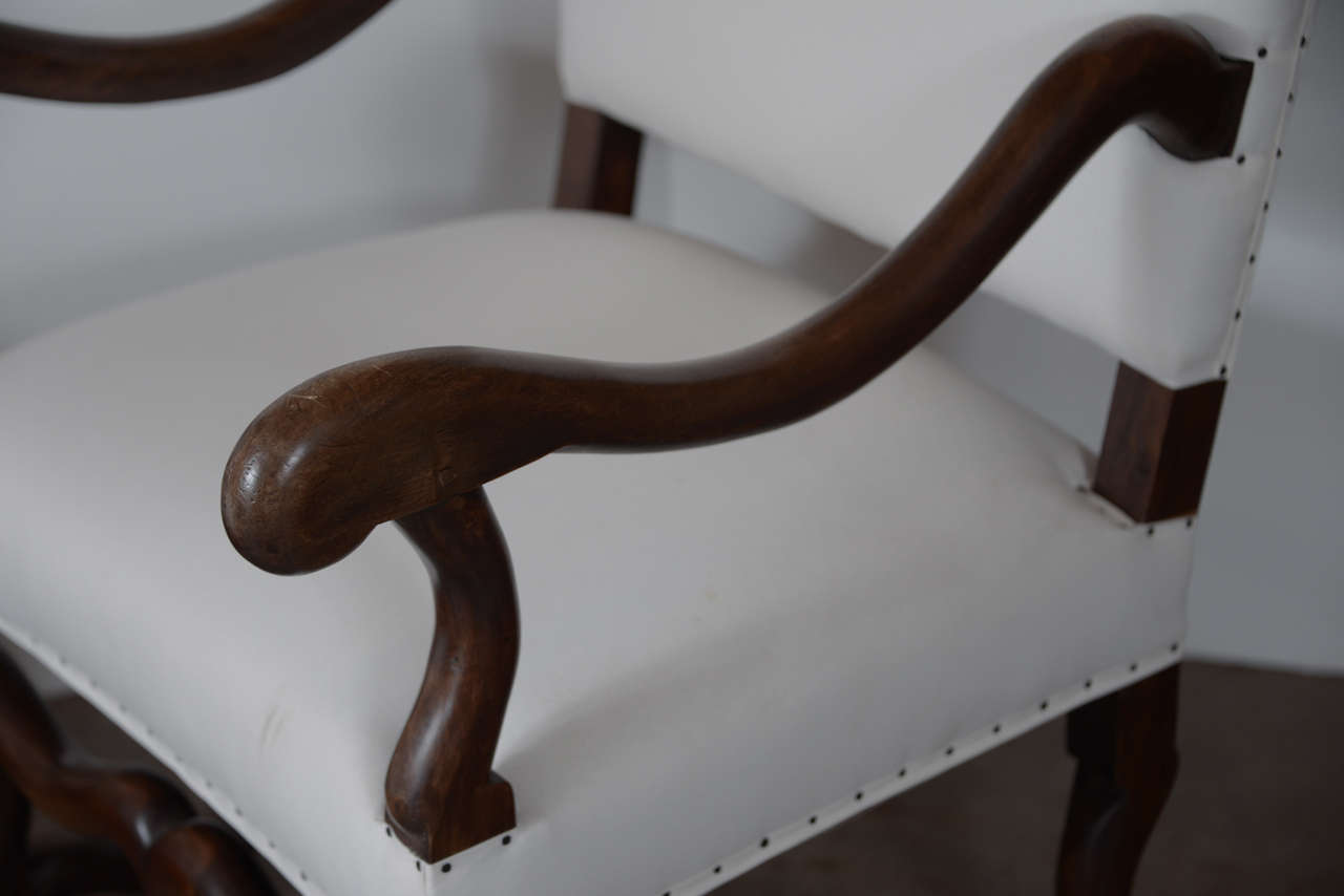 French 18th Century Os De Mouton Chair For Sale