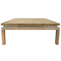 1970s Large Square Coffee Table 9