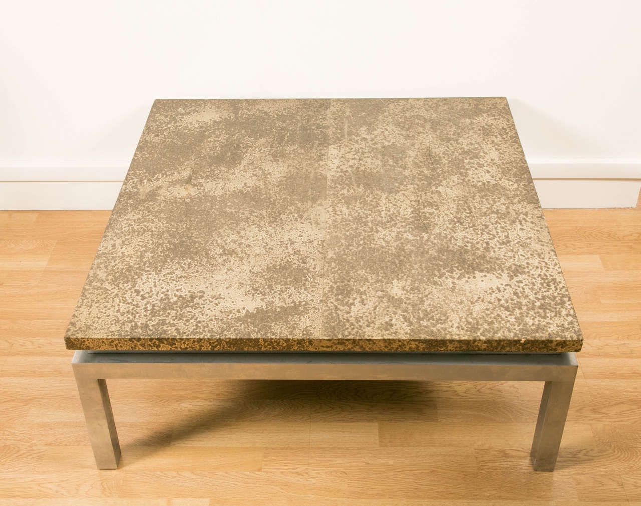 Other 1970s Large Square Coffee Table For Sale