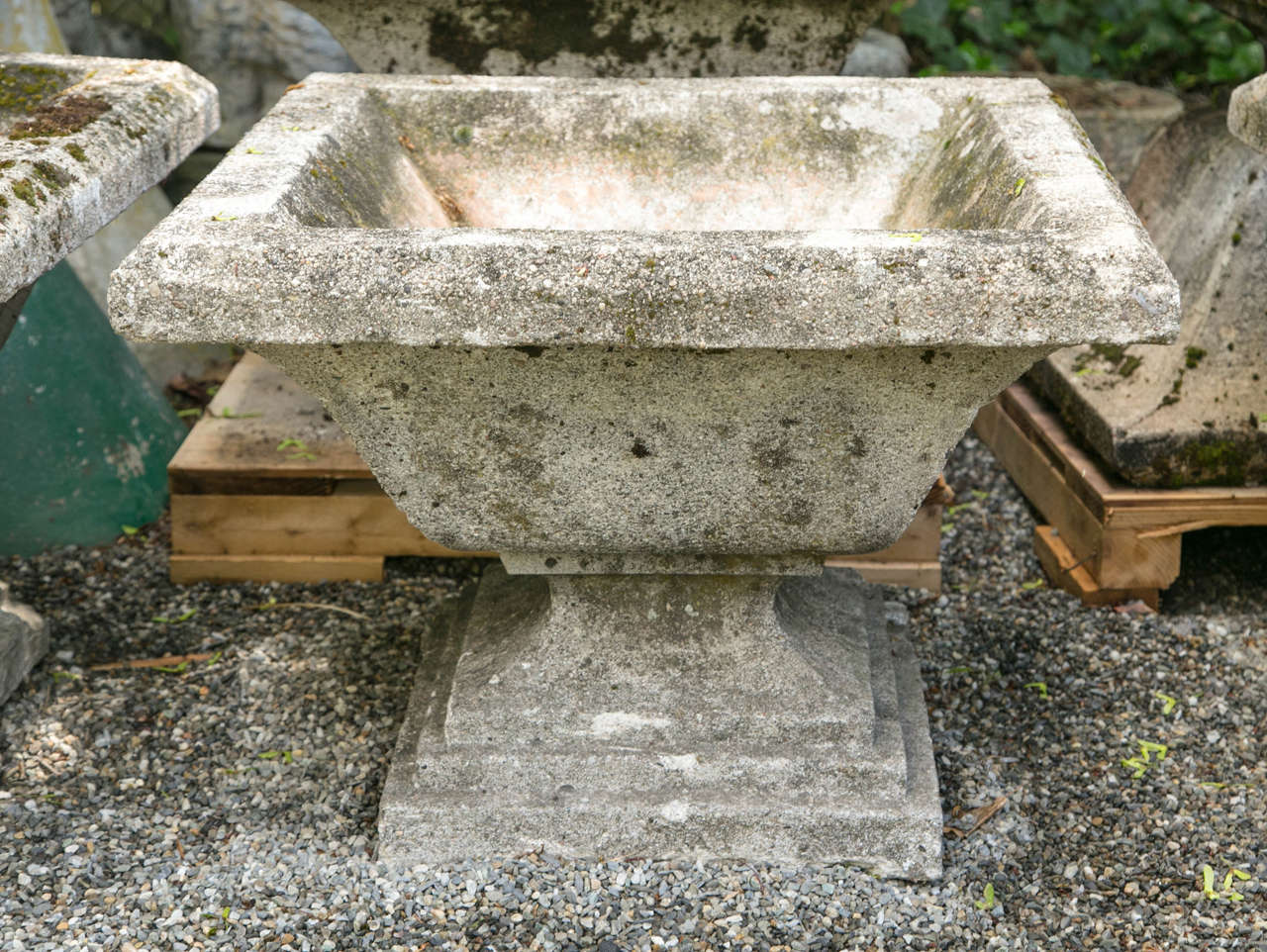 Estate Scale 1930s Stone Planting Urns from Rodez, France In Excellent Condition In Mt Kisco, NY