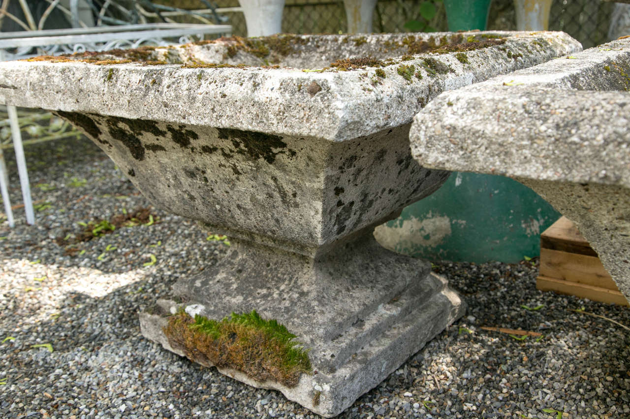 Estate Scale 1930s Stone Planting Urns from Rodez, France 3