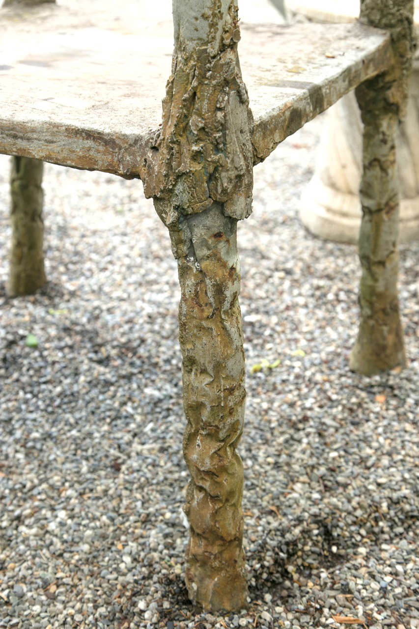 French Faux Bois Branch Form Garden Chair 2