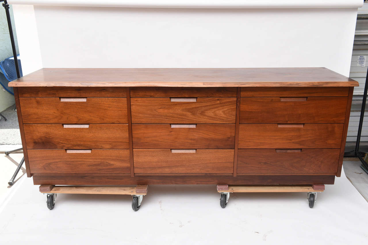 American George Nakashima 12-Drawer Dresser